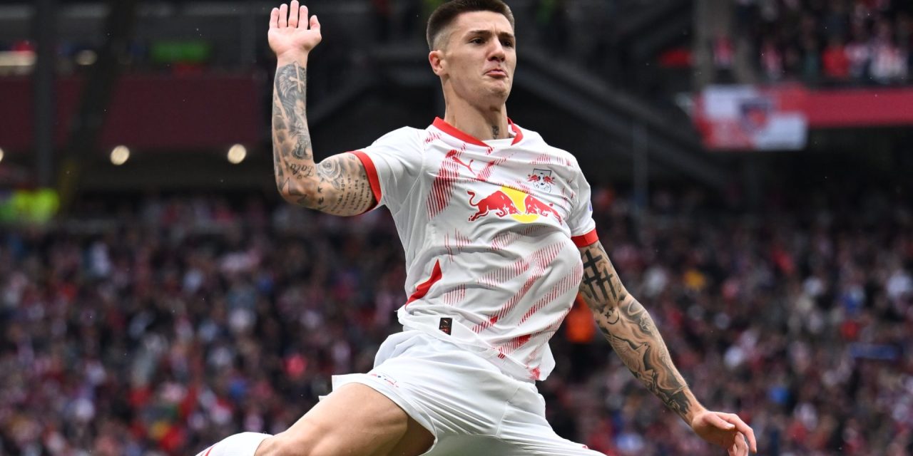 BUNDESLIGA | RB Leipzig goleó en casa al Augsburgo con una gran actuación de Benjamin Šeško