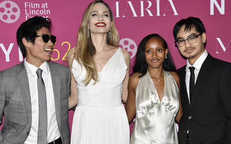 Angelina Jolie brilla en el Festival de Cine de Nueva York junto a sus hijos