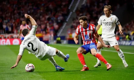 En un partido lleno de polémicas: Atlético Madrid y Real Madrid igualaron