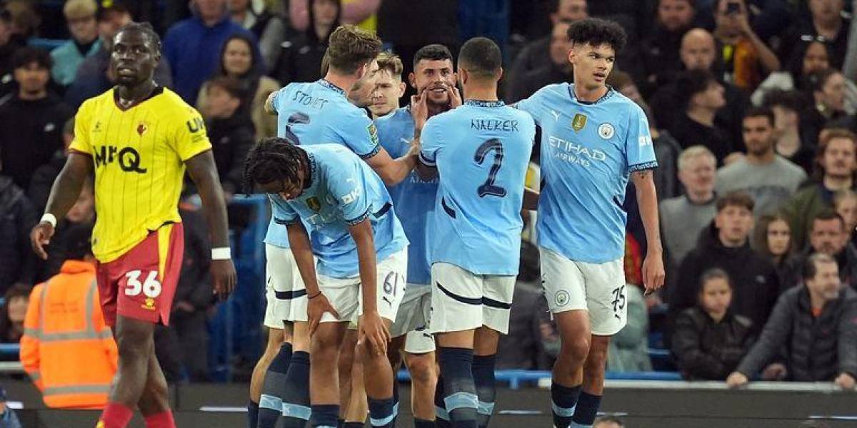 El Manchester City sufre pero avanza en la Copa de la Liga de Inglaterra