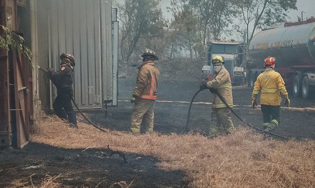 Entidades municipales atendieron incendio en la autopista Narcisa de Jesús