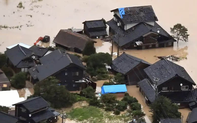 Seis muertos tras fuertes lluvias en el centro de Japón