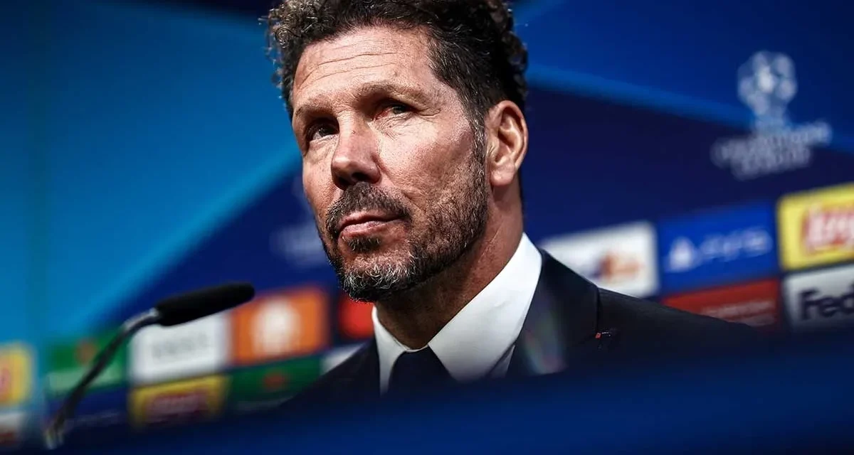 UEFA CHAMPIONS LEAGUE | Simeone se enojó con el árbitro: “No fue penal, no sé qué vieron”