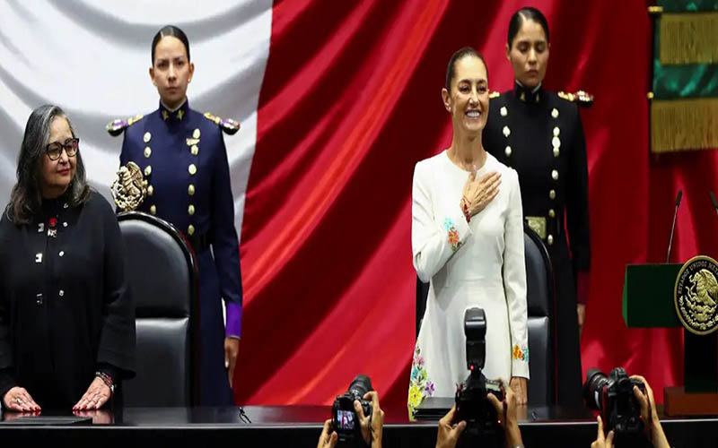 Claudia Sheinbaum asume como primera presidenta de México