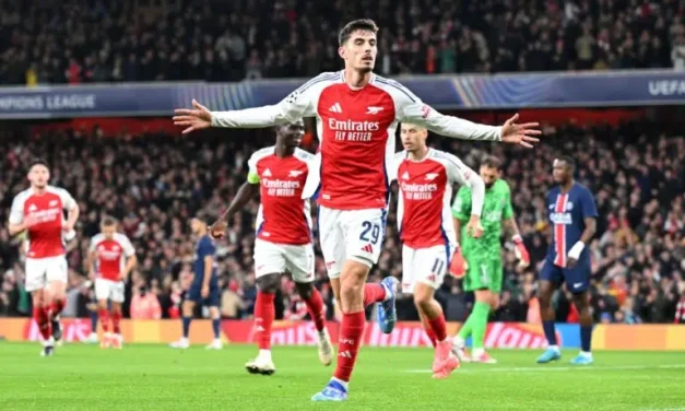 Champions League: PSG de Willian Pacho perdió ante Arsenal