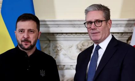 Keir Starmer recibe a Volodimir Zelenski en Downing Street