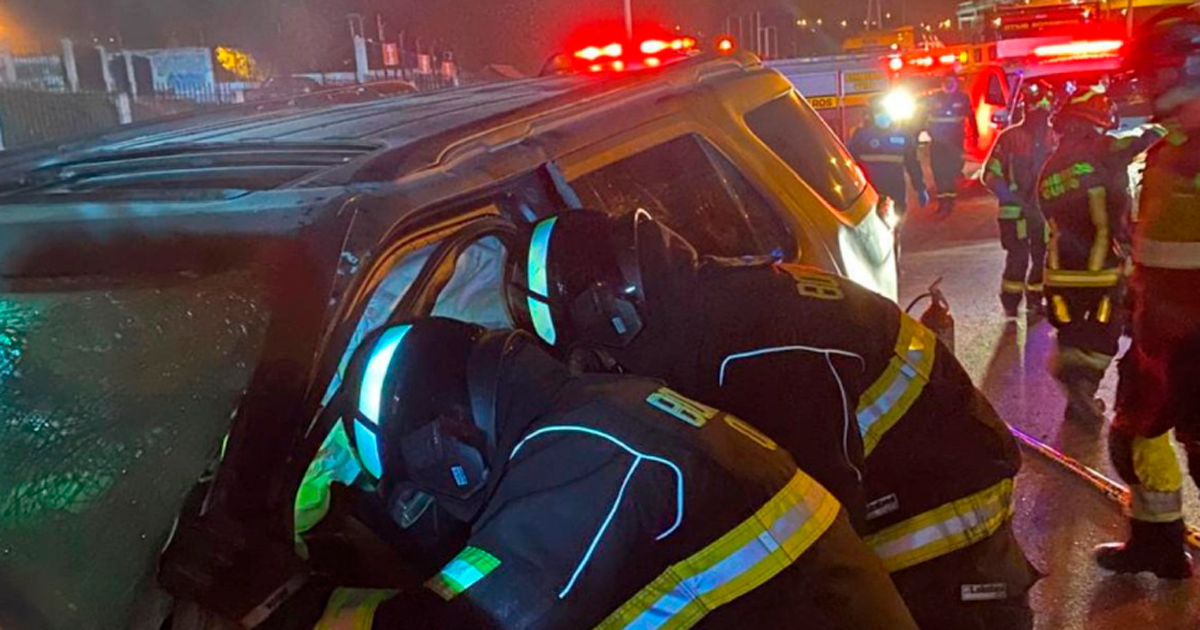 Accidente de tránsito en la Autopista General Rumiñahui deja un muerto; en el carro iban jugadores de Liga de Quito