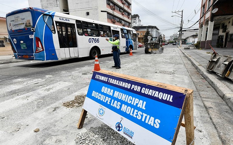 Intervención en la calle Rumichaca se realiza por etapas para reducir las afectaciones al tránsito vehicular