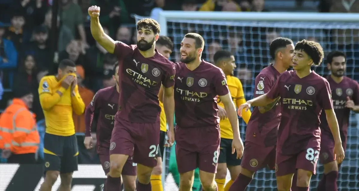 Dramática victoria del Manchester City ante el Wolverhampton