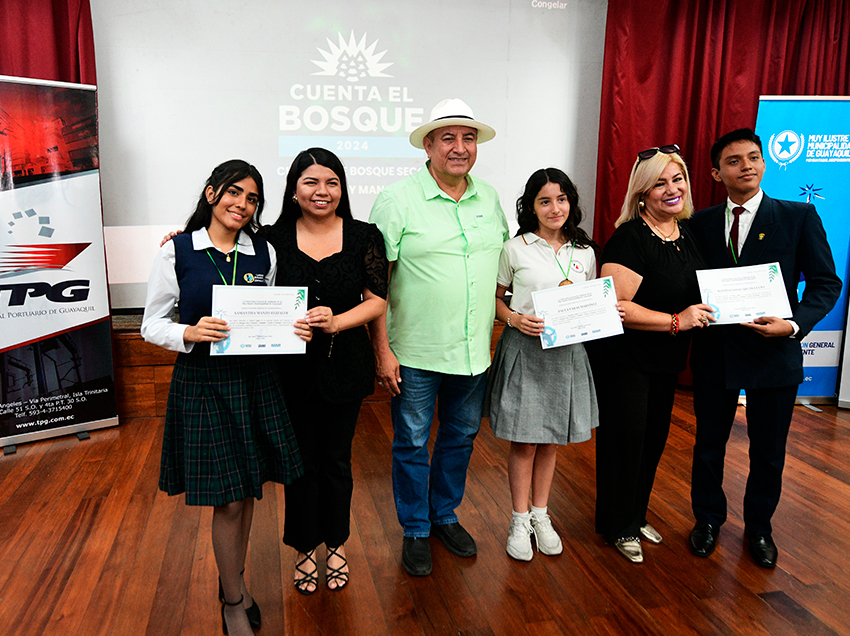 Municipio de Guayaquil premió a ganadores del Concurso “Cuenta El Bosque 2024”