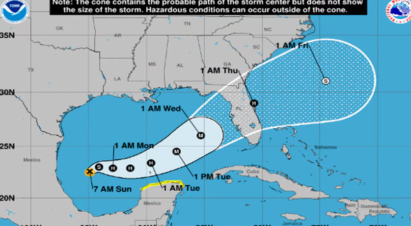 Alerta en Florida: la tormenta tropical Milton podría golpear la costa oeste del estado a mediados de esta semana