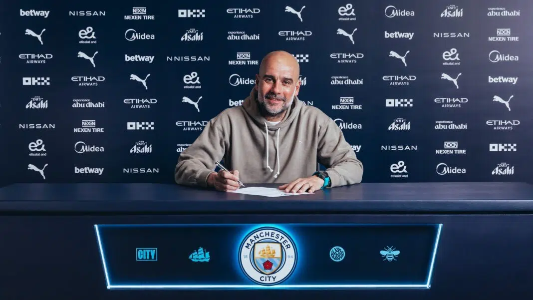 Pep Guardiola renueva con el Manchester City