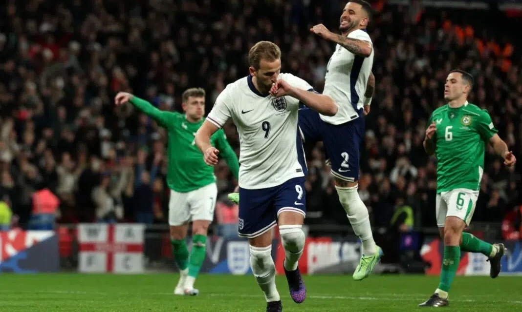 Inglaterra goleó 5-0 a Irlanda por la UEFA Nations League