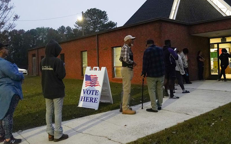 Georgia acapara atención por su masiva e histórica votación anticipada