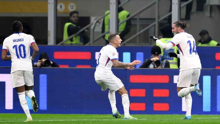 Tremendo triunfo de Francia contra Italia en la Nations League