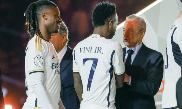 Florentino Pérez y el Balón de Oro: “Sin Namibia, Uganda, Albania y Finlandia, Vinicius habría obtenido el Balón de Oro”