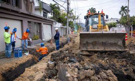 Ya se han construido 240 metros de ducto cajón en Urdesa Central