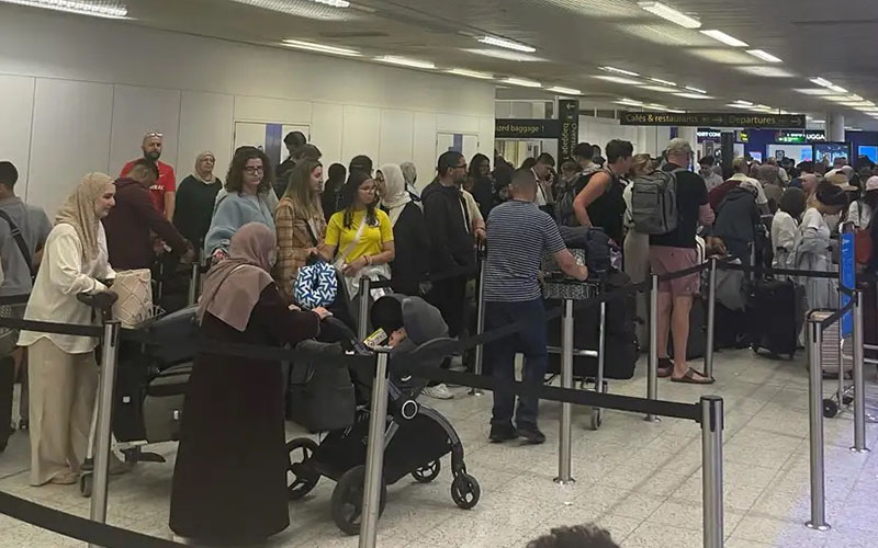 Evacúan parte del aeropuerto de Gatwick por “incidente”