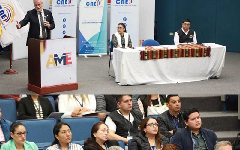 CNE capacita a funcionarios que instruirán a MJRV para las Elecciones Generales 2025