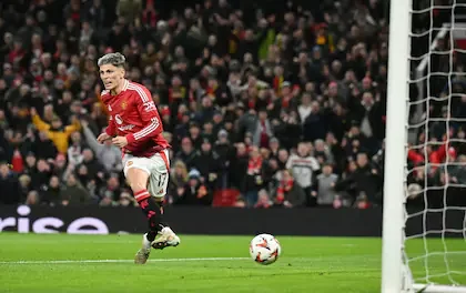 El gol más rápido de Alejandro Garnacho para Manchester United en la Europa League