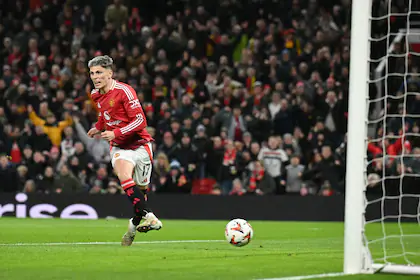 El gol más rápido de Alejandro Garnacho para Manchester United en la Europa League