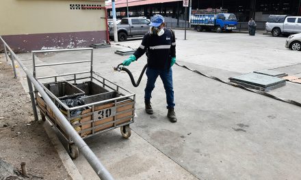 Jornada de desratización y fumigación en el Mercado Mayorista de Mariscos Caraguay