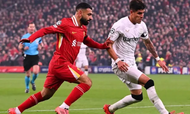 CON HINCAPIÉ PRESENTE: El Leverkusen fue goleado por el Liverpool en Anfield Champions