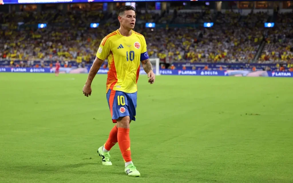 James Rodríguez es duda en Colombia para enfrentar a Ecuador por eliminatorias