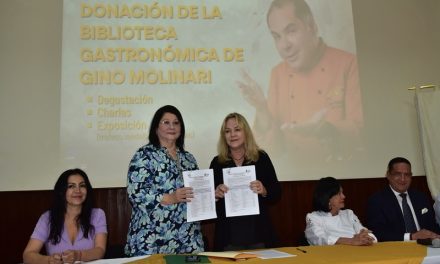 Biblioteca Municipal recibe en donación los 832 libros que pertenecieron al reconocido chef Gino Molinari