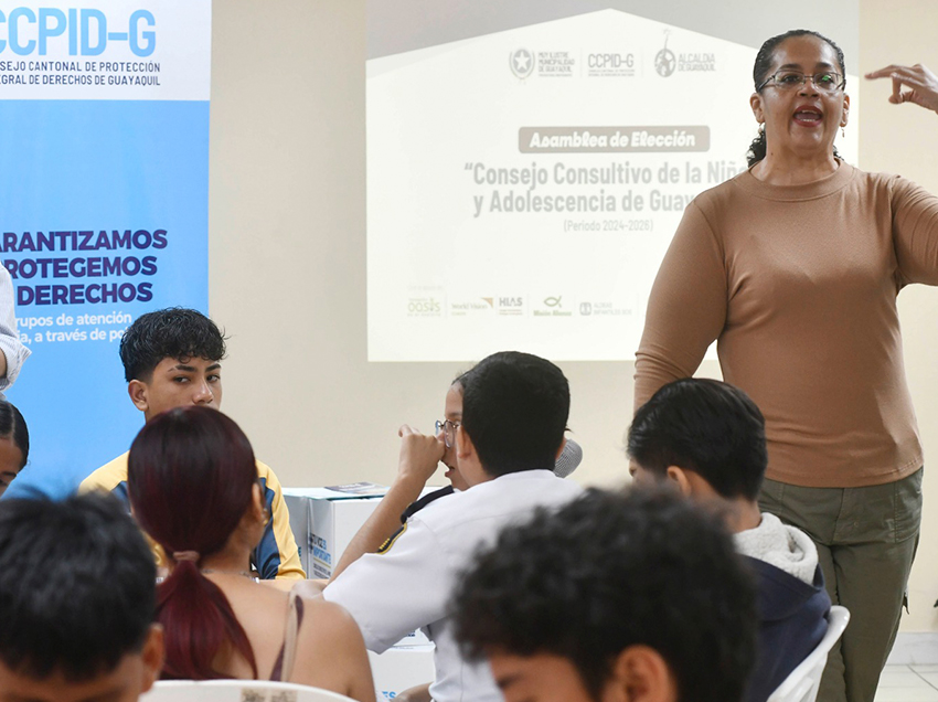 Se eligieron a los 20 representantes del Consejo Consultivo de la Niñez y Adolescencia de Guayaquil 2024-2026