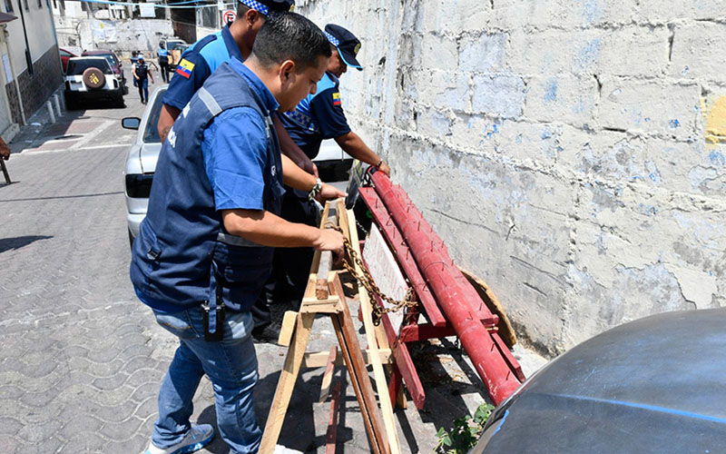 Justicia y Vigilancia realizó operativos para recuperar el espacio público en Av. Barcelona y Cerro del Carmen