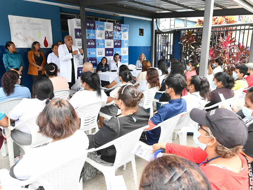 Dirección de Salud ofreció charla a pacientes en el Día Mundial de la Diabetes