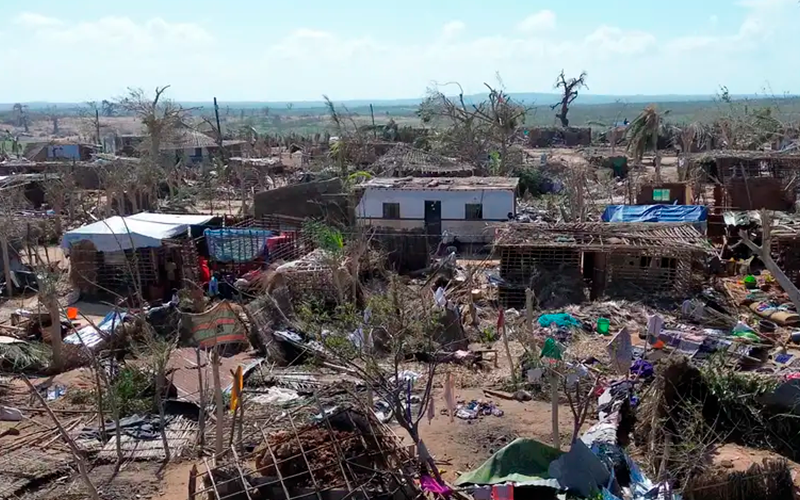 Suben a 45 los muertos en Mozambique por el ciclón Chido