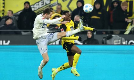 Borussia Dortmund cedió puntos e igualó (1-1) en casa ante el Hoffenheim