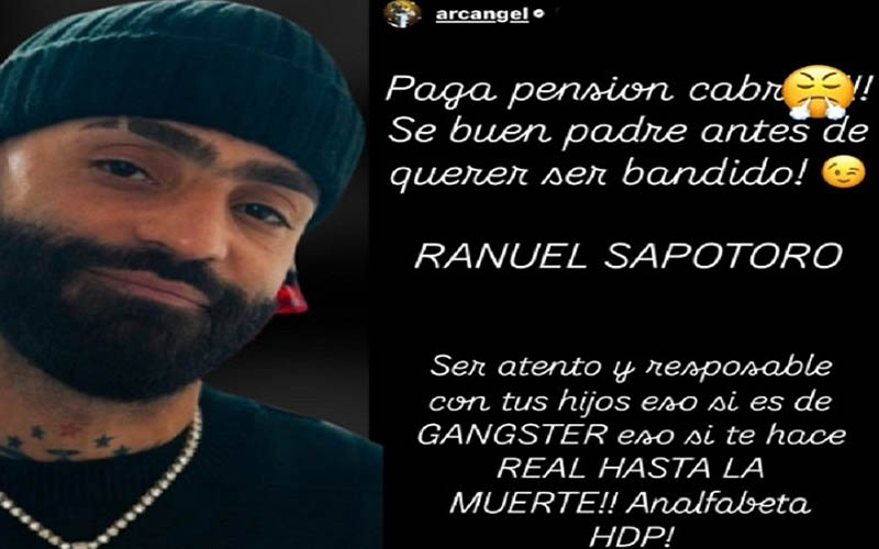 Arcángel le dice a Anuel AA que cumpla con sus responsabilidades como padre