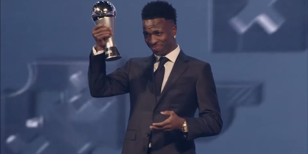 Premio The Best: Vinicius JR fue elegido como el mejor jugador del mundo