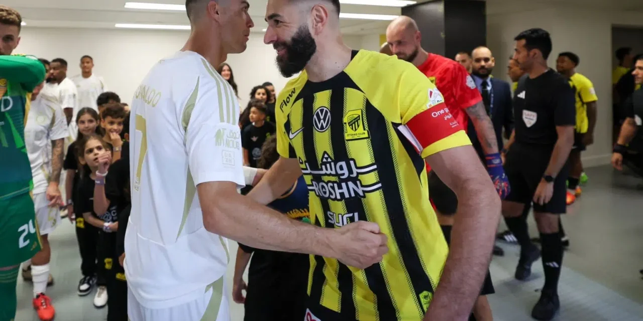 ANOTARON CRISTIANO Y BENZEMA: Al Ittihad se impuso al Al Nassr en los minutos finales