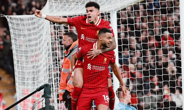 Liverpool dejó escapar puntos en casa frente al Fulham