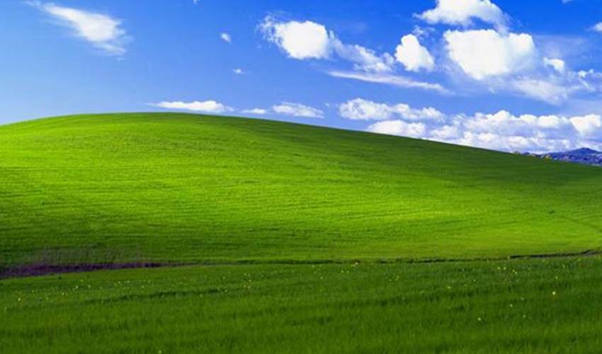 Este es el aspecto actual del icónico paisaje de Windows XP