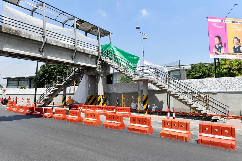 En la Av. Kennedy empezó el proyecto para recuperar los pasos peatonales