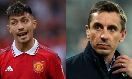 CARABAO CUP | Gary Neville culpó a Lisandro Martínez por la eliminación del Manchester United: “Pésimo”