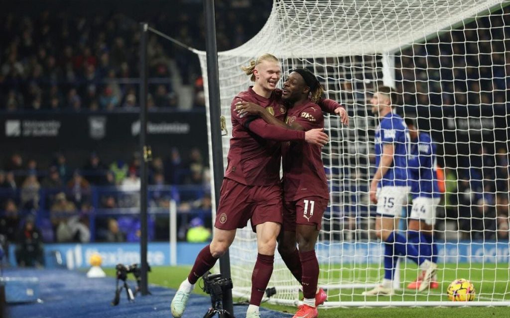 Manchester City aplastó por goleada (0-6) al Ipswich Town, en una jornada de la Premier League