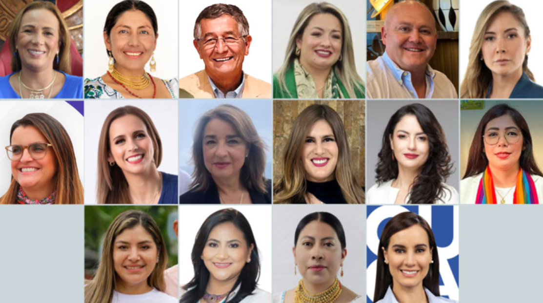 Estos son los perfiles de los 16 candidatos a la Vicepresidencia en las elecciones de Ecuador 2025