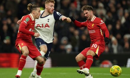 Tottenham venció al Liverpool en la ida de la semi de la Copa de la Liga