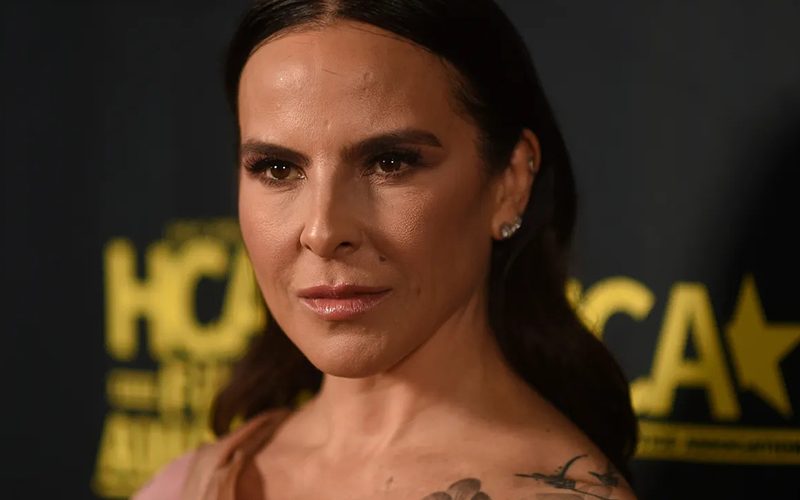 Kate del Castillo en vilo ante el riesgo que corre su casa en Los Ángeles