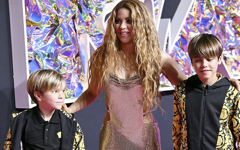 Shakira presume el nuevo proyecto musical de sus hijos