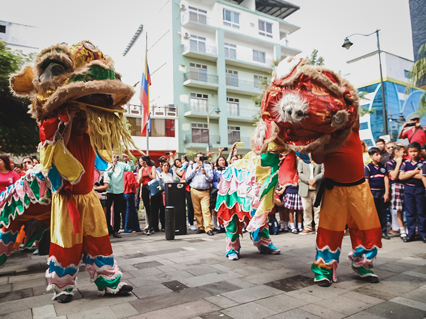 Comunidad china residente en Guayaquil celebró el inicio del Año Nuevo Lunar