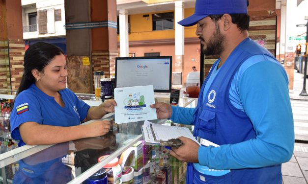 Municipio refuerza campaña de concientización con brigadas informativas en Martha de Roldós y centro de la ciudad