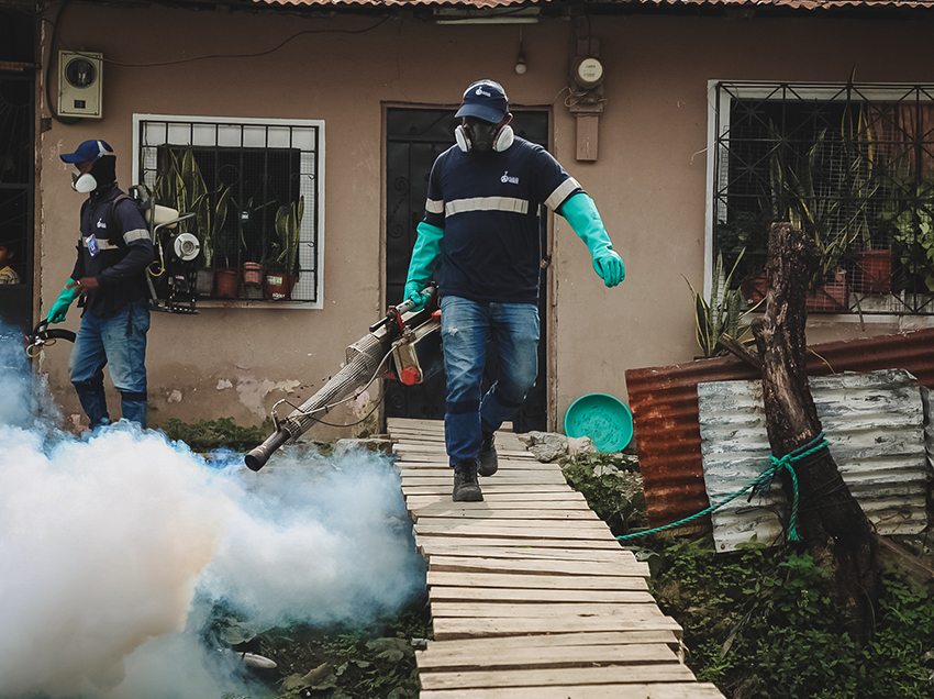 Dirección de Salud inició campaña de fumigación para eliminar mosquitos y beneficiar a más de 2.000 personas en El Fortín