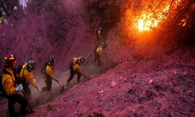 Los Ángeles en peligro de más incendios por fuertes vientos